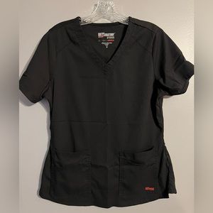 Grey’s Anatomy Spandex Stretch Scrub Top. Medium. Black. Excellent Condition!